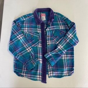 Girls large 90s flannel
